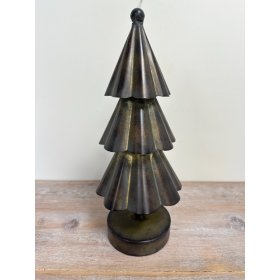 Bring nostalgic holiday spirit with this Rustic Metal Christmas Tree, perfect for vintage-inspired décor.