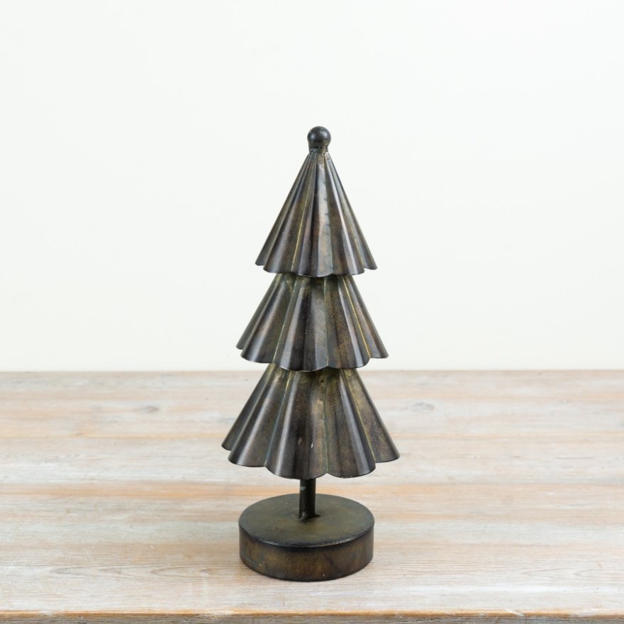 Rustic Metal Tree, 35cm 