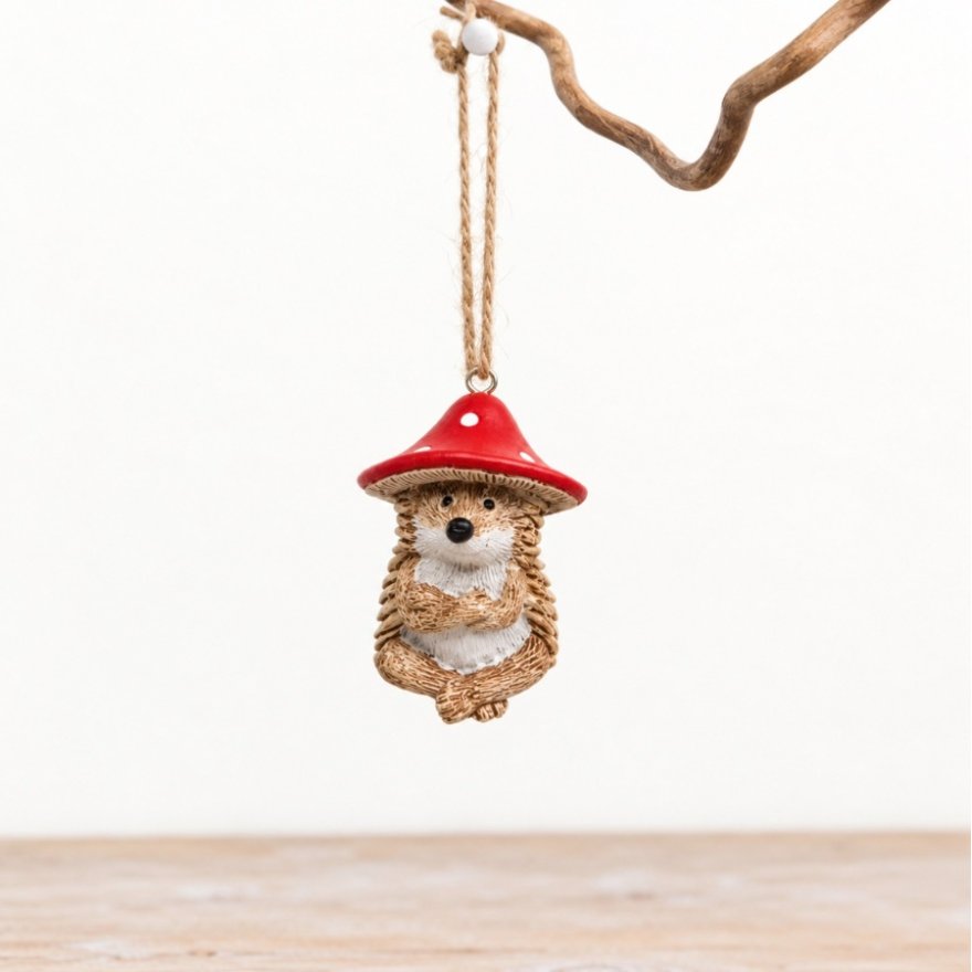 4.5cm Mushroom Hedgehog Hanger