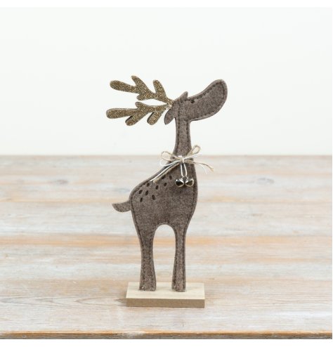 Bring holiday cheer with this intricately designed Reindeer Decoration for your home.