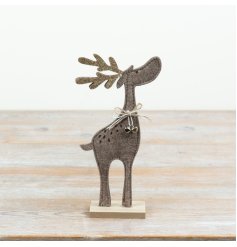 Add festive charm to your home with this detailed Reindeer Decoration