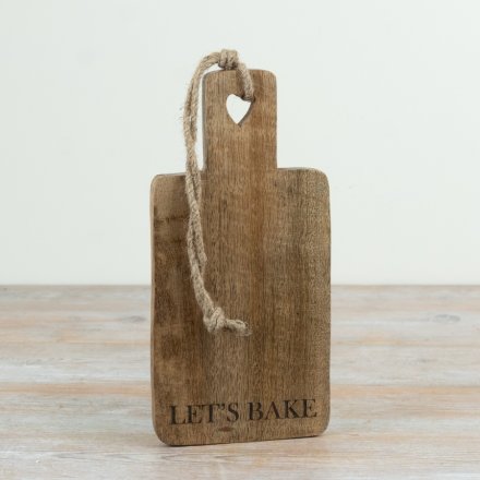 Stylish and sturdy wooden cutting board for all your kitchen needs.