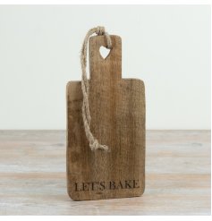 Stylish and sturdy wooden cutting board for all your kitchen needs.