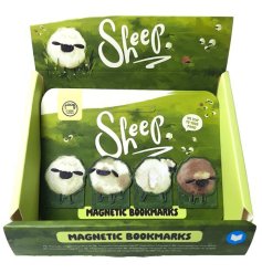 This Sheep Magnetic Bookmark Set combines adorable design and practicality