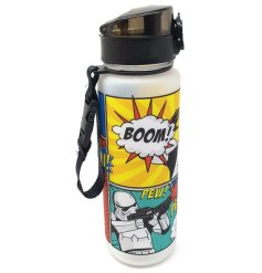 Stay refreshed in style with the Original Stormtrooper Comic Strip Pop Top 600ml Shatterproof Bottle