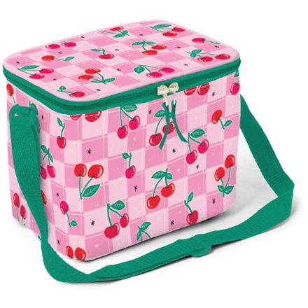 Large Cherries Print Insulated Cool Lunch Bag
