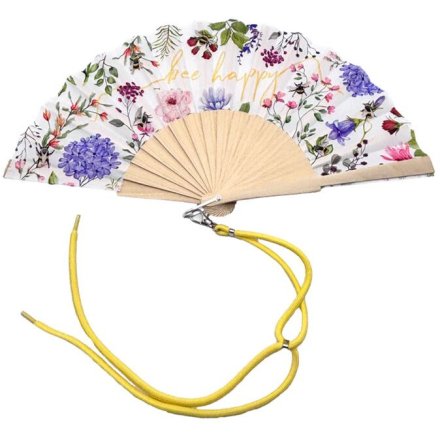 Lightweight and stylish, this fan is perfect for keeping cool during the summer season.