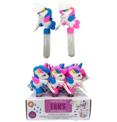 Stay cool and enchanted with the Unicorn Magic Handheld Fan 
