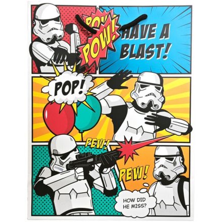 Original Stormtrooper Comic Strip Gift Bag, 33cm 