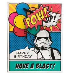 Brighten a Star Wars fan’s day with The Original Stormtrooper Comic Strip Gift Bag