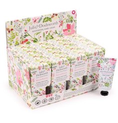 a lovely flower design hand cream 