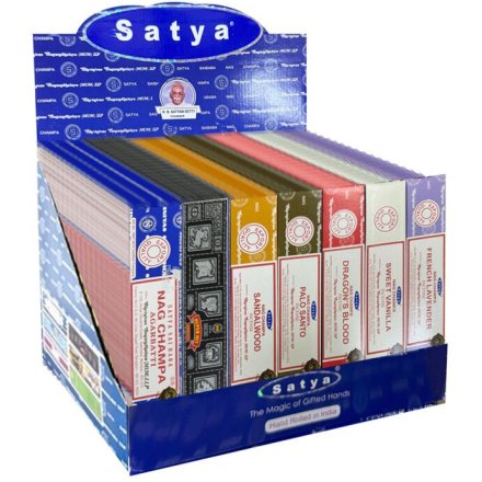 Satya Nag Champa Mixed Incense Sticks, 22cm 
