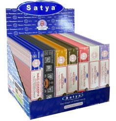 Immerse yourself in tranquility with Satya Nag Champa Mixed Incense Sticks