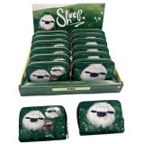 Keep your essentials secure in style with the Sheep Zip Around Small Wallet Purse