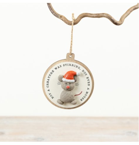 Bring charm to your holiday decor with this cozy, whimsical 3D hanging pebble sign.