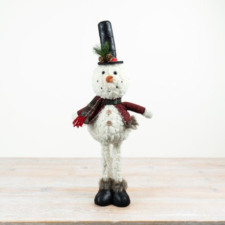 Standing Plush Snowman, 64cm