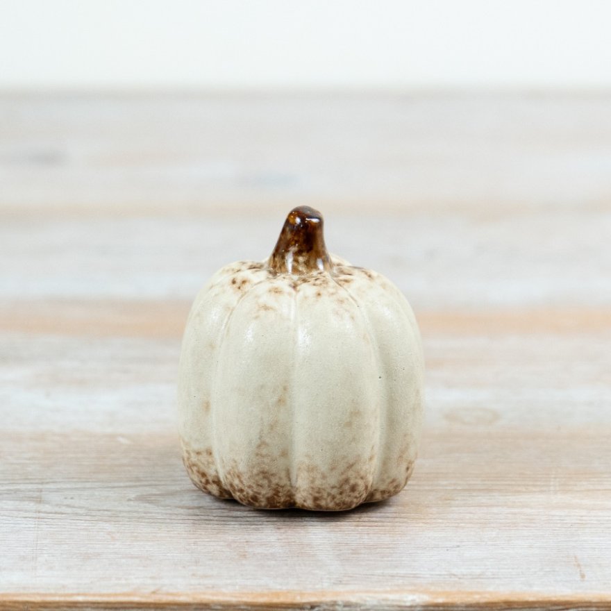 Rustic Pumpkin Decoration, 7.3cm