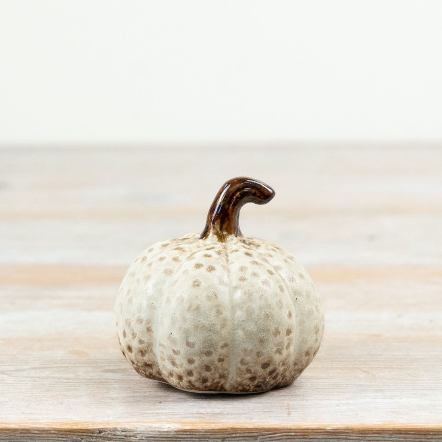 Bring warm autumn vibes with this adorable pumpkin décor piece.