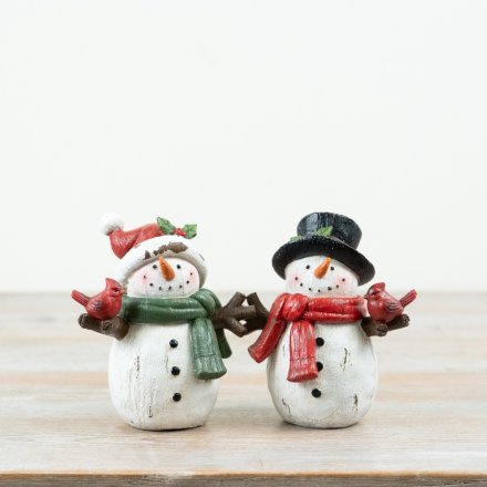 2/A Snowman Deco, 13cm 