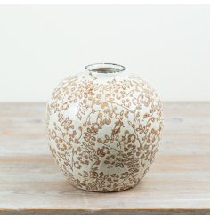 Chic clara vase with a unique patterned design