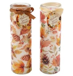 Bring cozy autumn vibes to any room with our stylish Autumn Tube Candle’s warm,