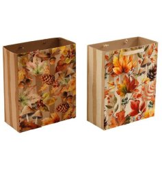 a delightful autumn printed bag 