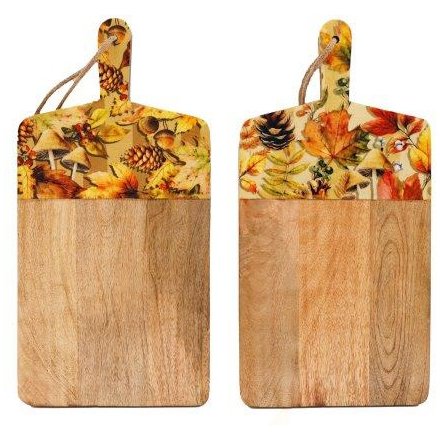 2/A Wooden Autumn Chopping Board, 50cm 
