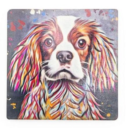 Cavalier King Charles MDF Coaster, 10cm 