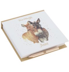 Memo pad featuring an adorable donkey illustration.