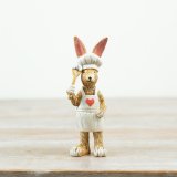 Add a whimsical touch to your kitchen with the 14cm Rabbit Chef Ornament
