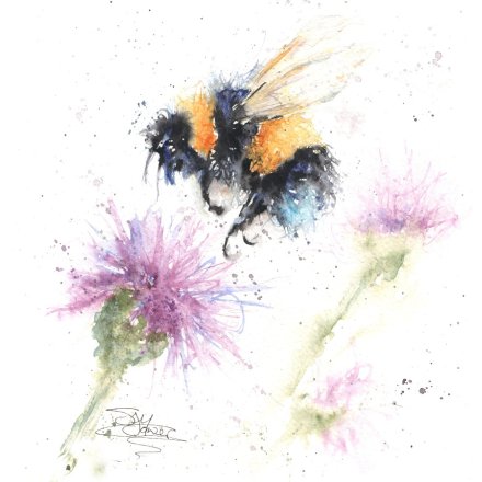 Bumbly Greeting Card, 15cm 