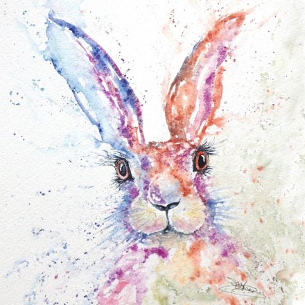 Hare We Go Greeting Card, 15cm 