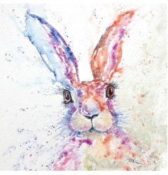 The Hare We Go card by Sandi Mower – a charming greeting for any occasion.