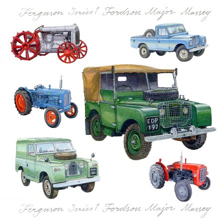 Traditional Country Style Greeting Card, 15cm