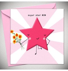 Honor the incredible woman you love with the Super Star Mum gift.