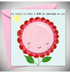 Brighten your mum’s day with this stunning greeting card, perfect for any special celebration.