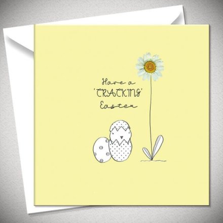 Cracking’ Easter Daisy Greeting Card, 15cm