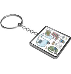 Stay organised on every adventure with the Camping Collection Keyring Double Sided