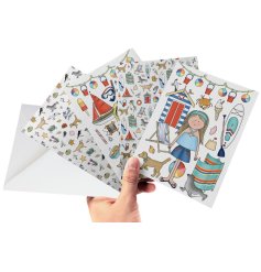 coastal charm with the Seaside Collection 12 Notecards