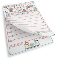 Stay organized in style with the Seaside Collection Weekly Planner