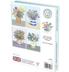 Brighten someone’s day with our Flower Pot 12 Notecards