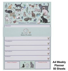 A cat design weekly planner 