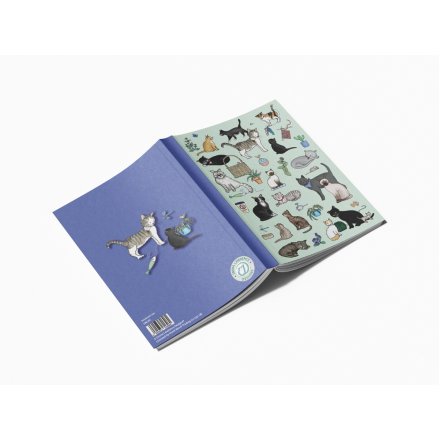 Notebook featuring a cute cat-themed design—perfect for cat lovers!