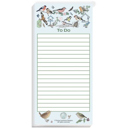 Birds To Do List 100 Sheets, 21cm 
