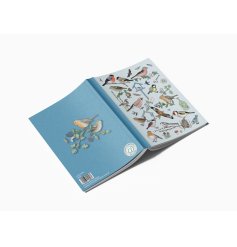  a charming birds design note pad,