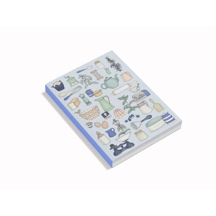 Baking A5 Softcover Notebook with 160 blank pages in a sleek, portable, and lightweight format.