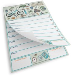 Keep your plans on track with the stylish Outdoors Weekly Planner A4!