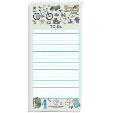 Outdoor Activity Memo Pad - 100 Sheets