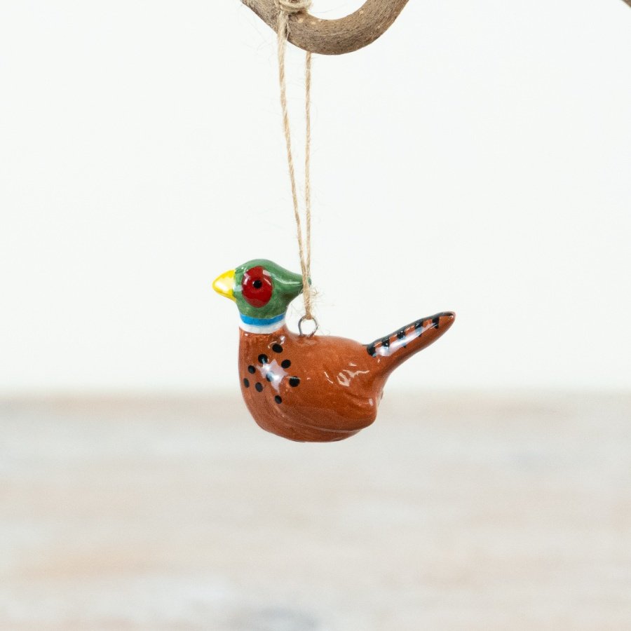 Pheasant Design Jute Hanger, 5 cm