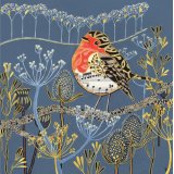 Brighten someone’s day with the charming Robin Foiled Card